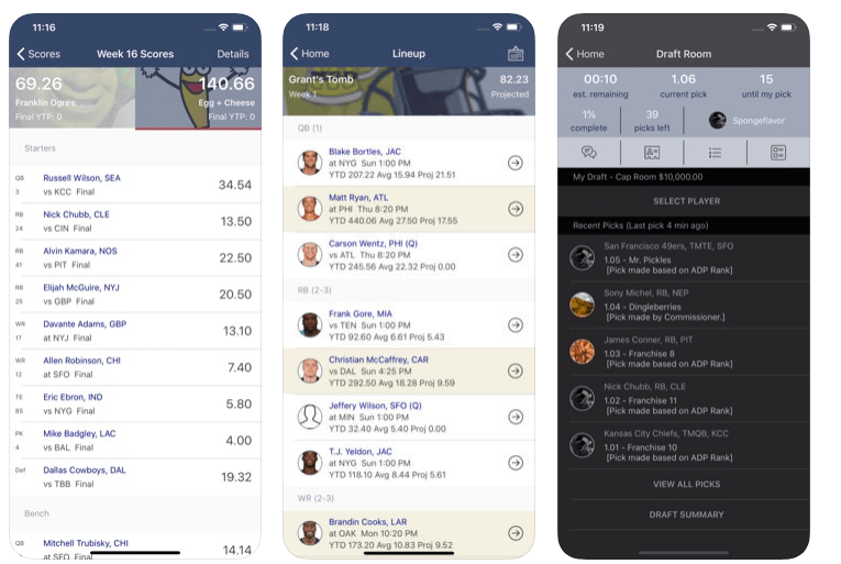 MFL mobile screenshot